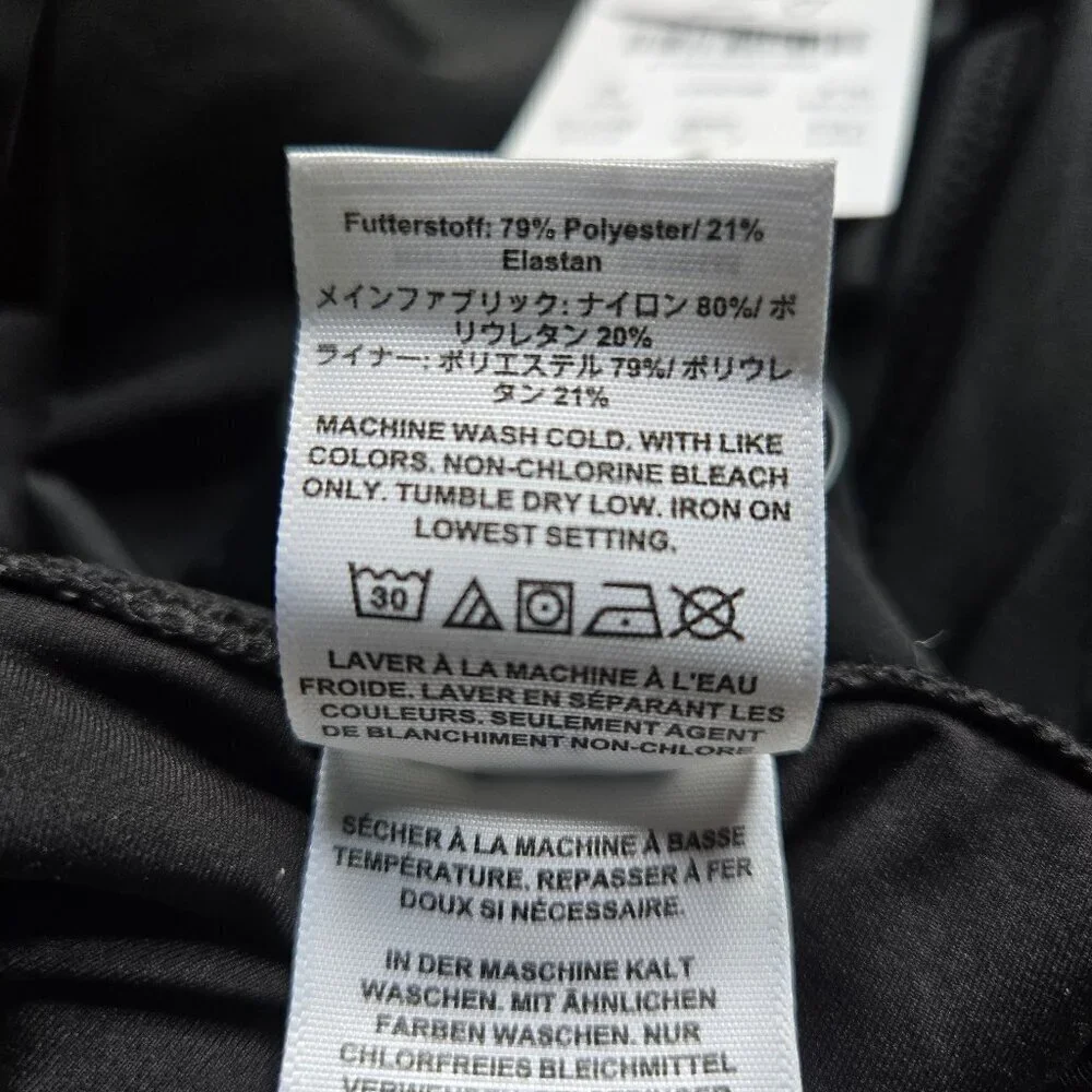 J. Crew V-Neck Ruched One-Piece Swimsuit Bathing Suit Small Medium Large Black - Picture 7 of 13